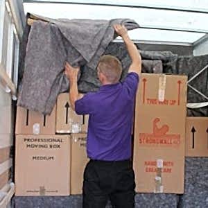 unloading home removals